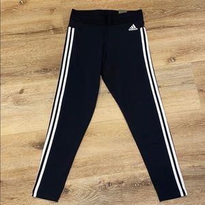 Adidas Essential 3 Stripe Tights. size M